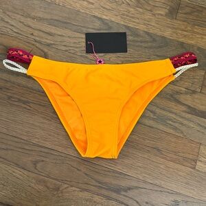 South Beach Orange Bikini Bottom